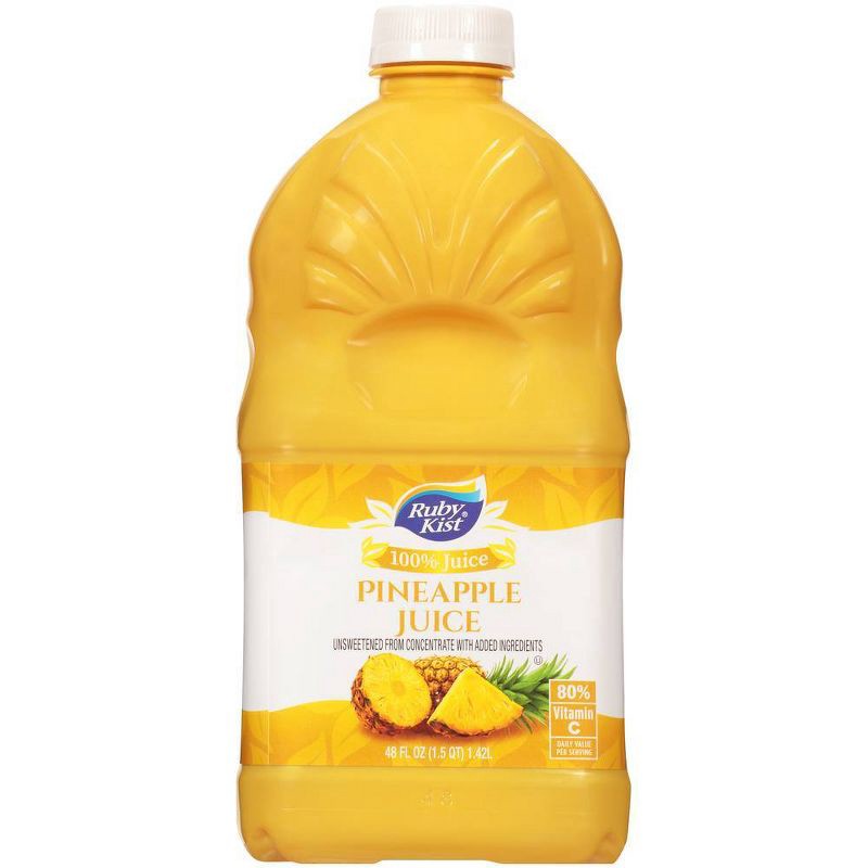 slide 1 of 1, Ruby Kist 100% Pineapple Juice - 48 fl oz Bottle, 48 fl oz