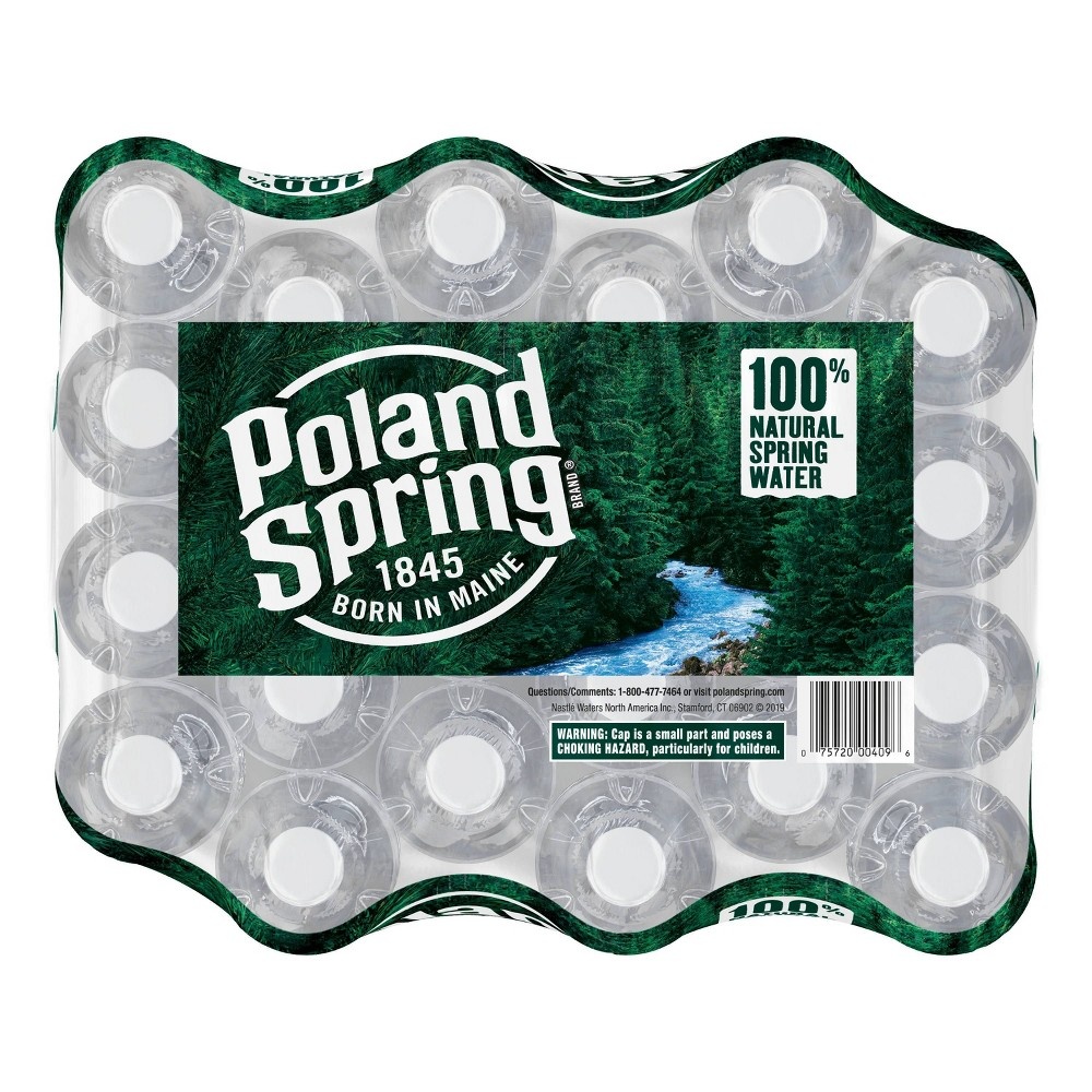 slide 5 of 7, Poland Spring Brand 100% Natural Spring Water, 24 ct; 16.9 fl oz