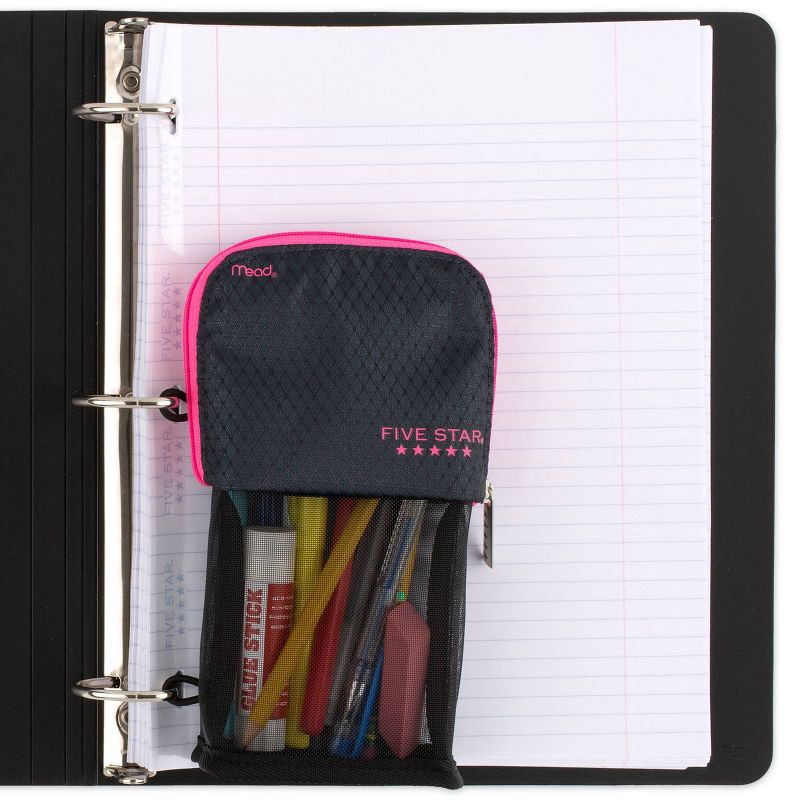 slide 14 of 17, Mead Five Star Stand and Store Pencil Pouch (Colors May Vary), 1 ct