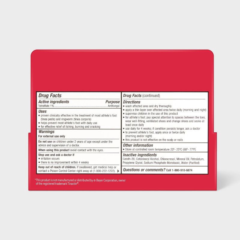 slide 4 of 4, Tolnaftate Antifungal Cream - 1oz - up&up™, 1 oz
