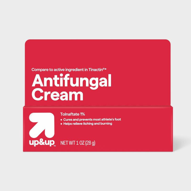 slide 1 of 4, Tolnaftate Antifungal Cream - 1oz - up&up™, 1 oz