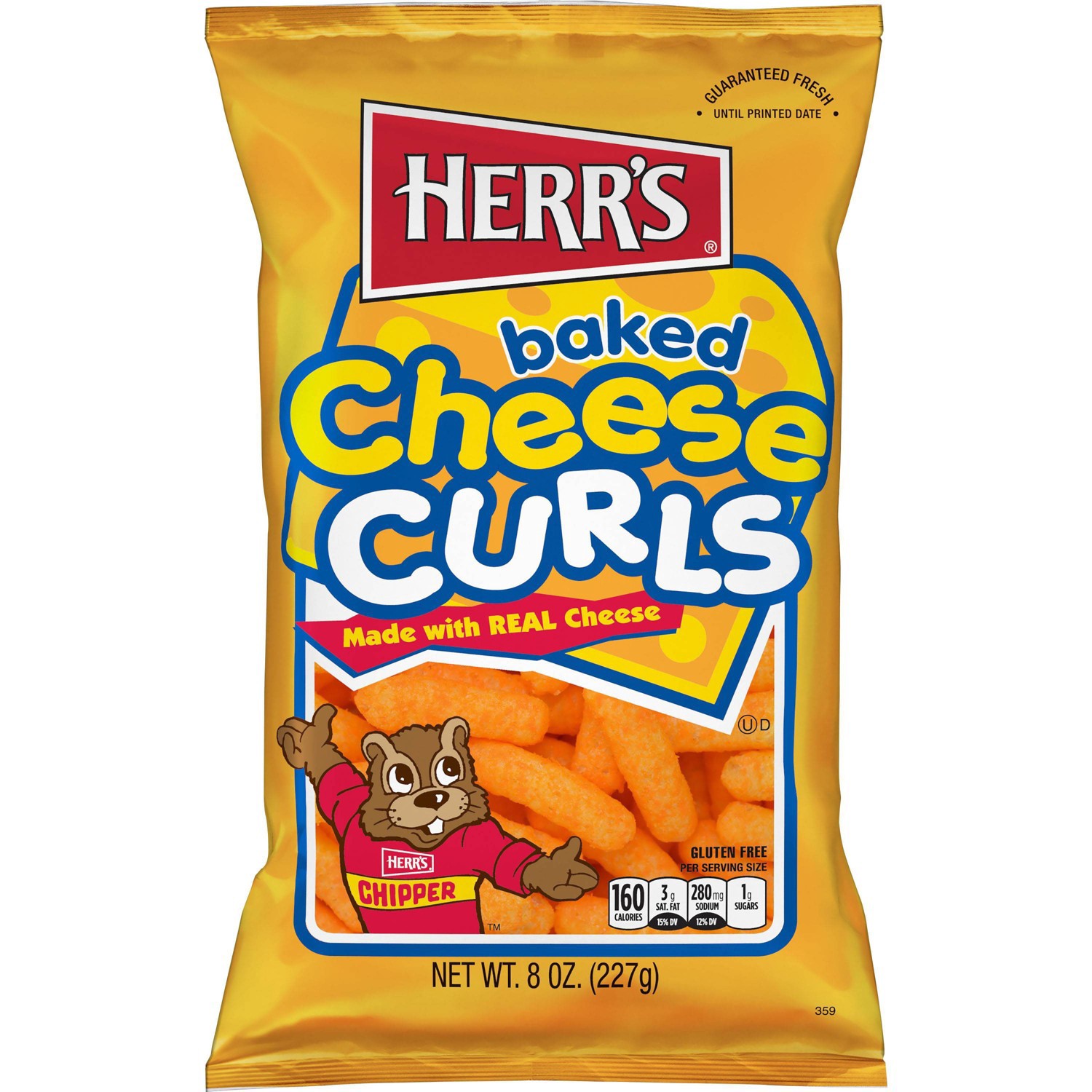 slide 1 of 1, Herr's Baked Cheese Curls - 8.5oz, 8.5 oz