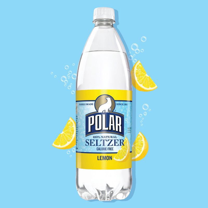 slide 2 of 3, Polar Beverages Polar Lemon - 1 L Bottle, 1 liter