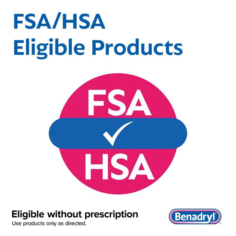 slide 8 of 8, Benadryl Ultratabs Diphenhydramine Antihistamine Cold & Allergy Relief Tablets - 100ct, 100 ct