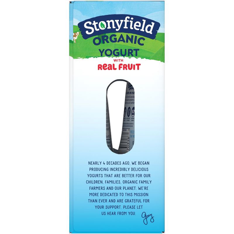 slide 3 of 7, Stonyfield Organic Kids' Strawberry Banana Yogurt - 4ct/3.5oz Pouches, 4 ct; 3.5 oz