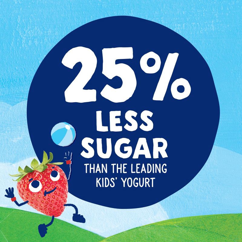 slide 4 of 11, Stonyfield Organic Kids' Strawberry Banana Yogurt - 4ct/3.5oz Pouches, 4 ct; 3.5 oz