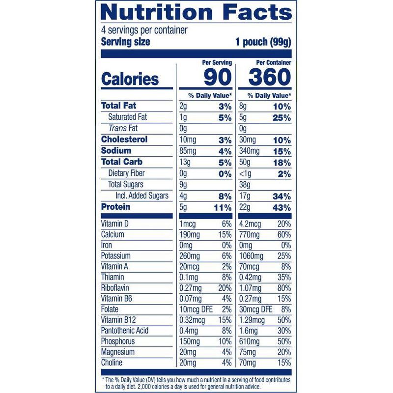 slide 4 of 11, Stonyfield Organic Kids' Strawberry Banana Yogurt - 4ct/3.5oz Pouches, 4 ct; 3.5 oz