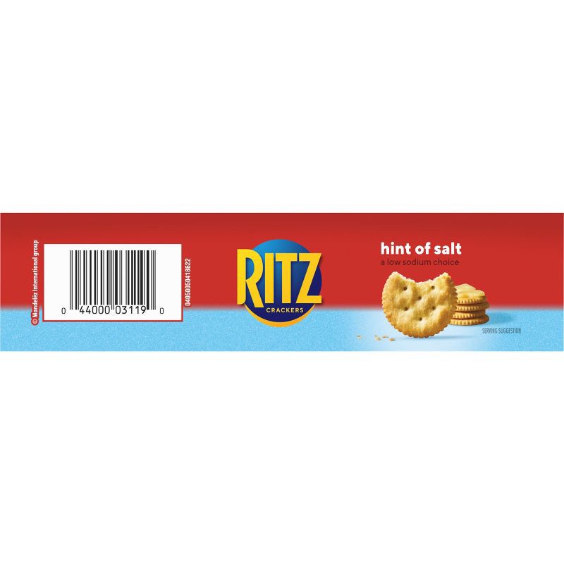 slide 8 of 14, RITZ Hint of Salt Crackers Lunch Snacks - 13.7oz, 13.7 oz
