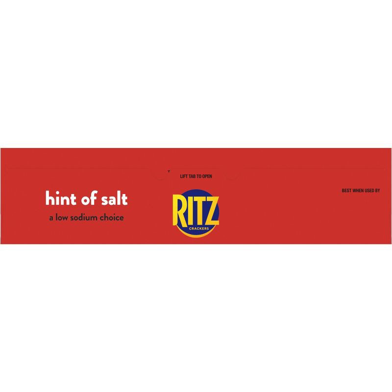 slide 10 of 14, RITZ Hint of Salt Crackers Lunch Snacks - 13.7oz, 13.7 oz
