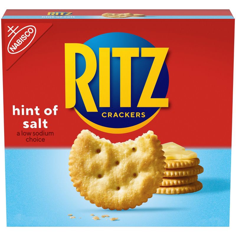 slide 1 of 14, RITZ Hint of Salt Crackers Lunch Snacks - 13.7oz, 13.7 oz