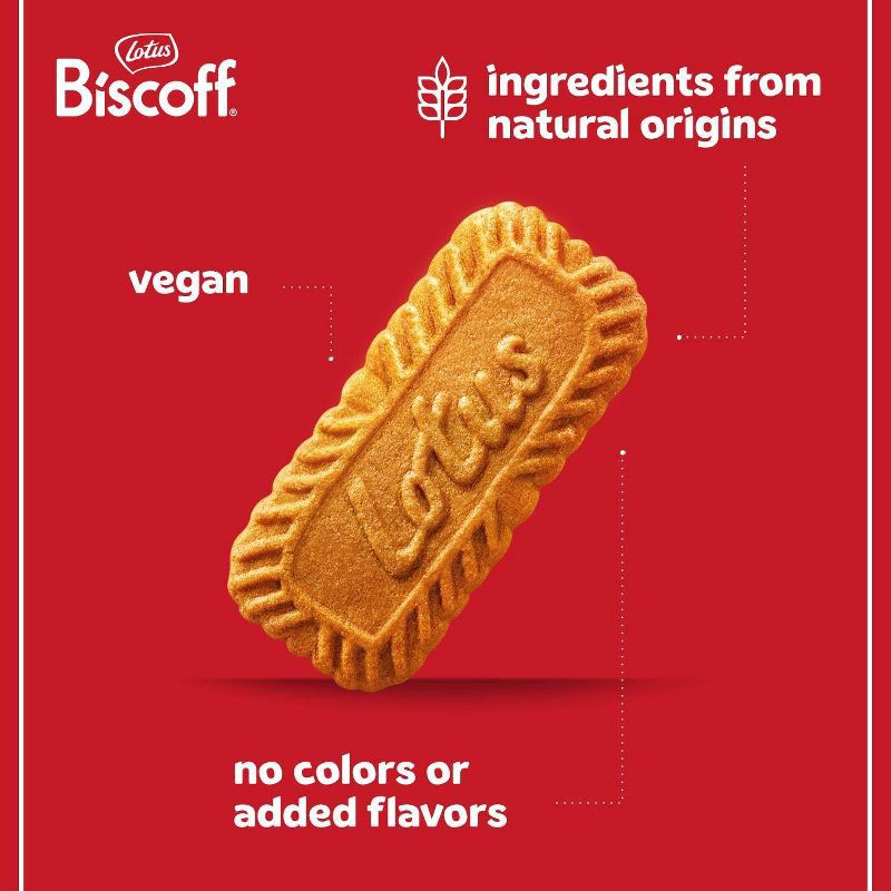 slide 5 of 5, Lotus Biscoff Vegan Cookies - 8.8oz, 8.8 oz