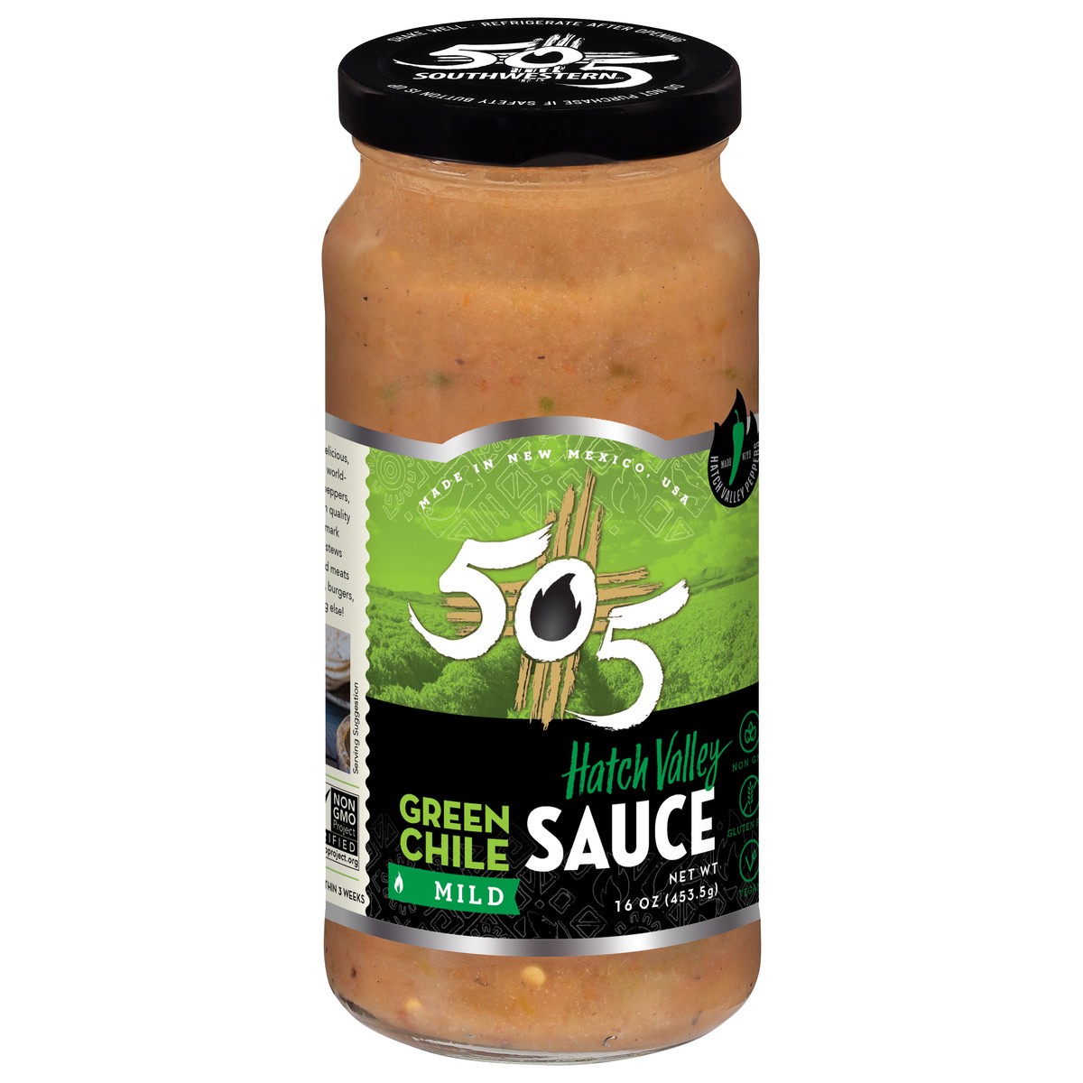 slide 2 of 4, 505 Southwestern Mild Green Chile Sauce, 16 oz