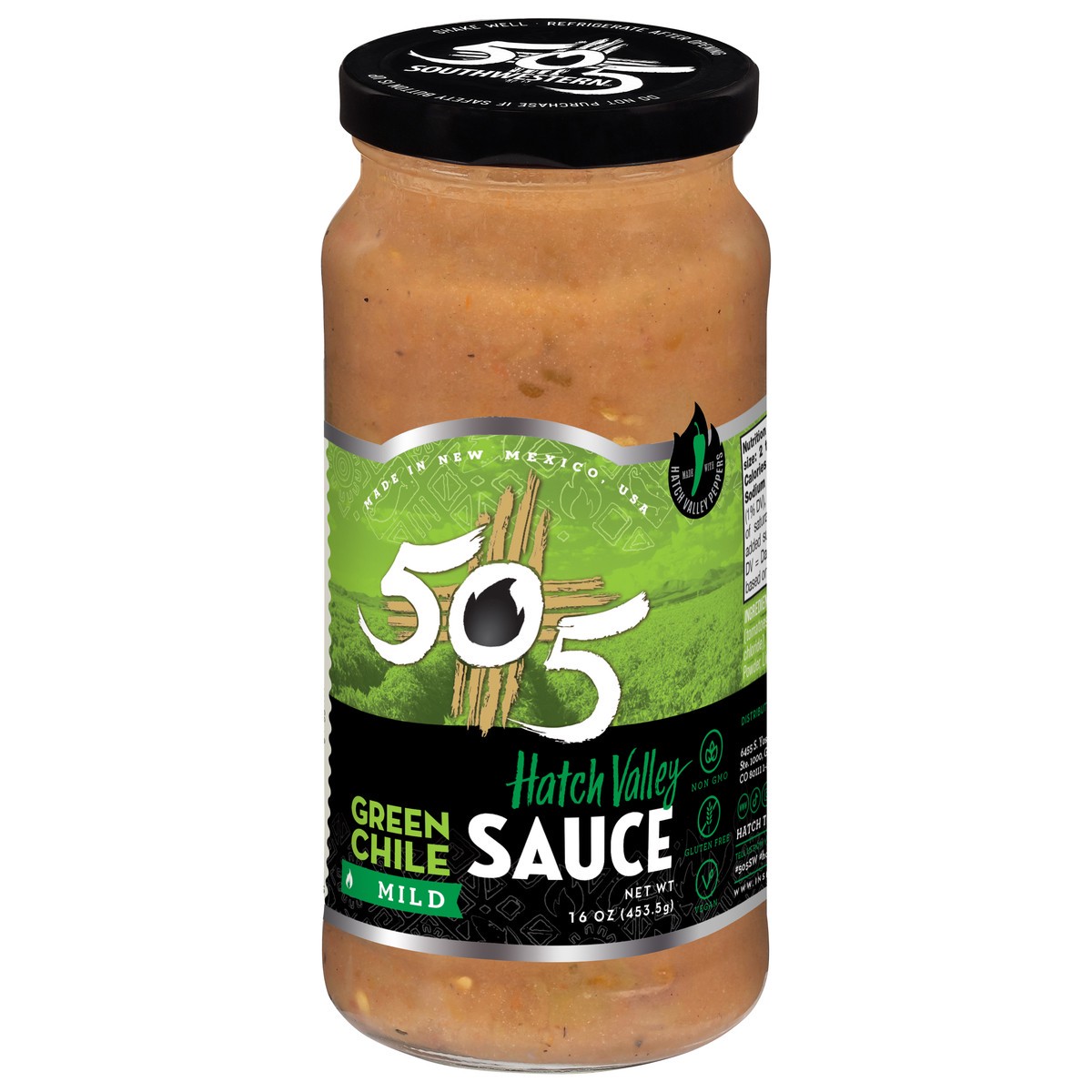 slide 3 of 4, 505 Southwestern Mild Green Chile Sauce, 16 oz