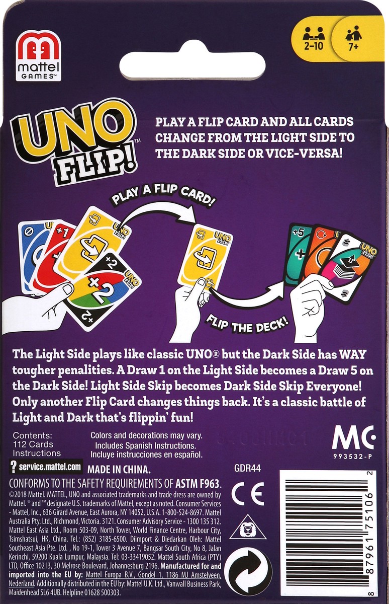 slide 4 of 9, Uno Cards 1 ea, 1 ct