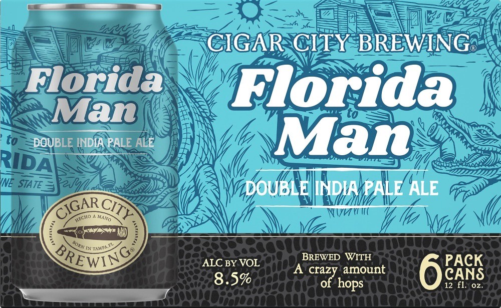 slide 2 of 3, Cigar City Brewing Florida Man Double India Pale Ale, 6 ct; 12 oz