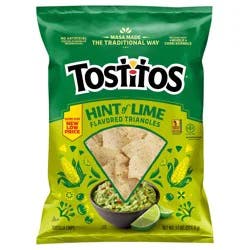 Tostitos Tortilla Chips Hint of Lime Flavored 11 Oz