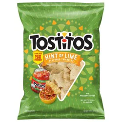 Tostitos Tortilla Chips Hint of Lime Flavored 11 Oz