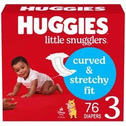Huggies Little Snugglers Diapers - Size 3 - 76ct