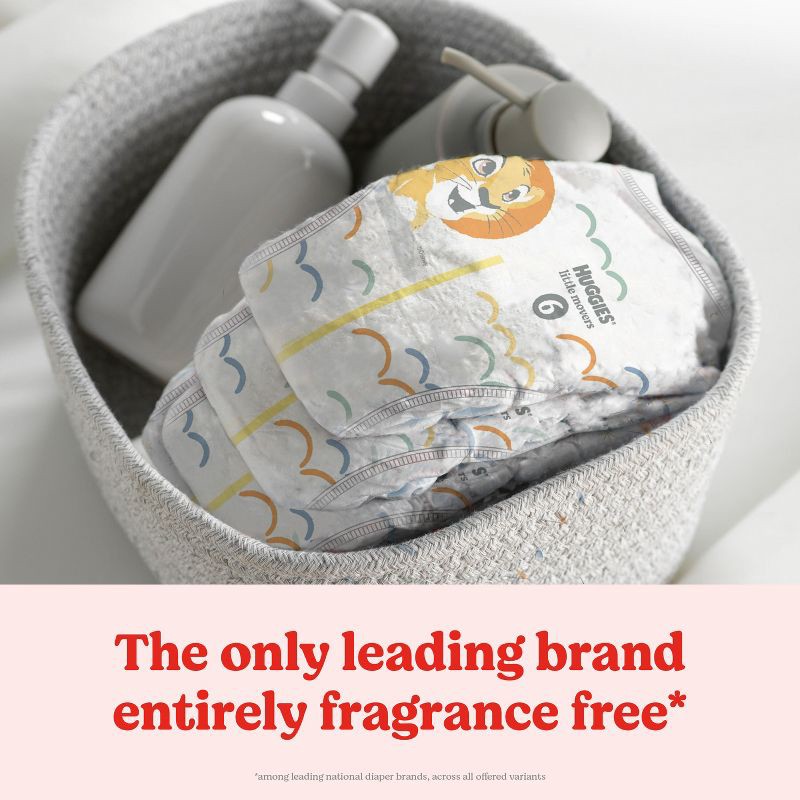 slide 5 of 12, Huggies Little Movers Diapers - Size 4 - 66ct, 4 x 66 ct