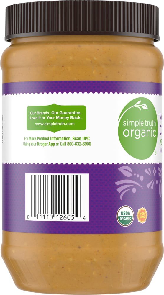 slide 2 of 4, Simple Turth Organic Crunchy Peanut Butter, 40 oz