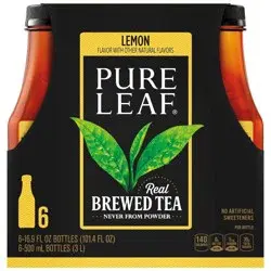 Pure Leaf Lemon Iced Tea - 6pk/16.9oz Bottles
