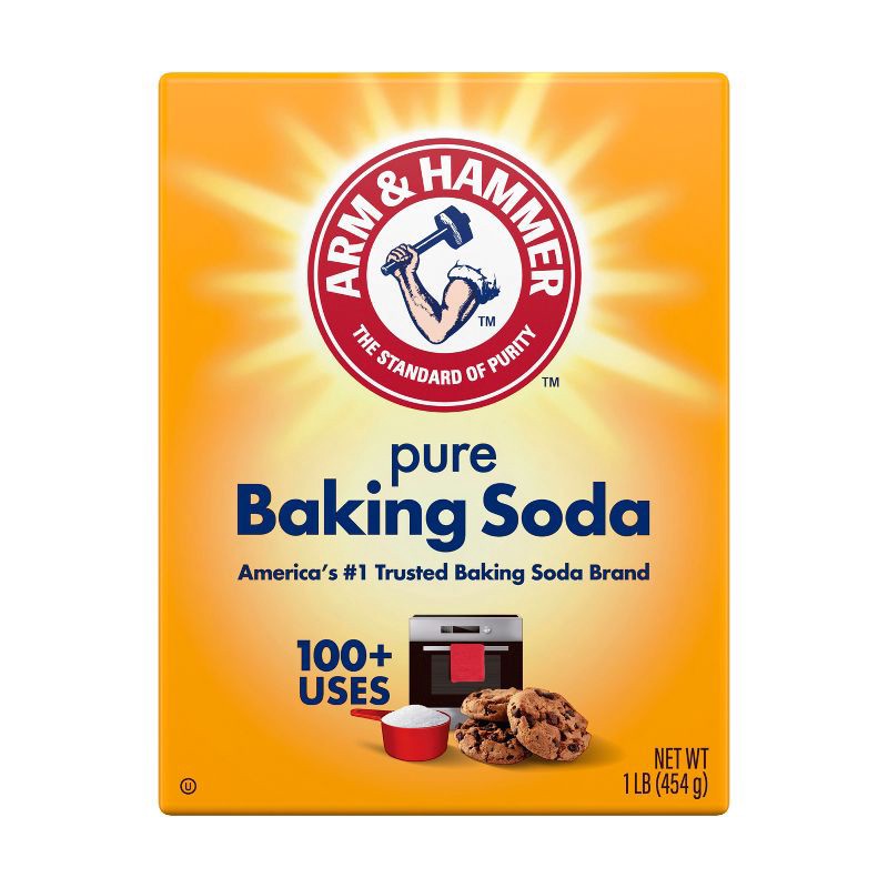 slide 1 of 10, ARM & HAMMER Pure Baking Soda - 1lb, 1 lb