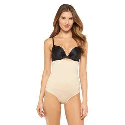 Maidenform Women's Shapewear High Waist Shaping Briefs 290 - Beige S: Firm Compression, Tummy & Waist Slimming, Pull-On Style