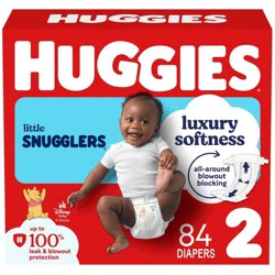 Huggies Little Snugglers Diapers - Size 2 - 84ct