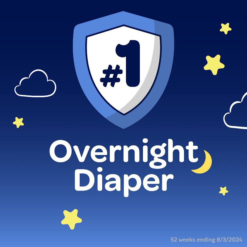 slide 4 of 11, Huggies Overnites Disposable Diapers - Size 3 - 66ct, 66 ct