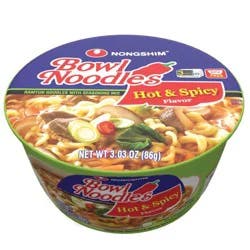 Nongshim Hot & Spicy Soup Microwavable Noodle Bowl - 3.03oz