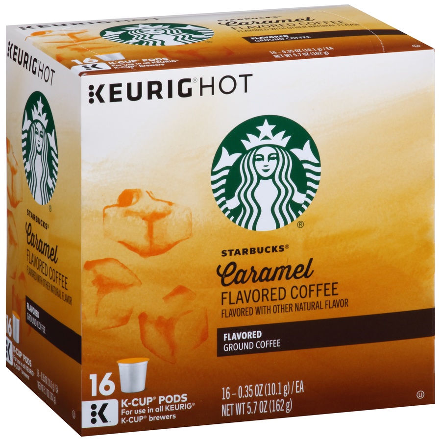 slide 2 of 7, Starbucks Caramel Coffee Cup Pods, 16 ct