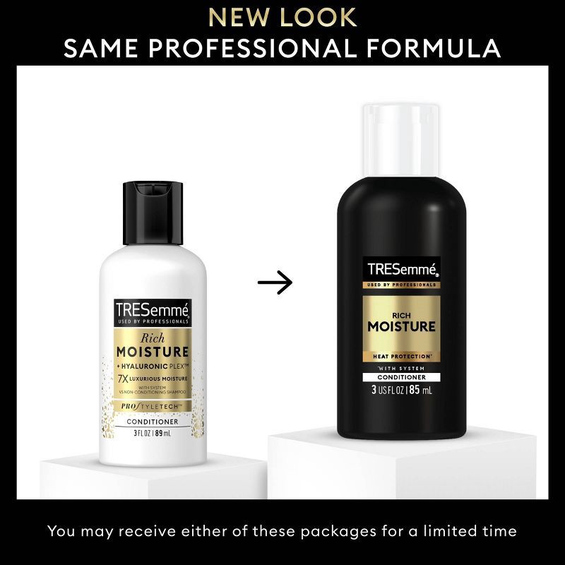 slide 4 of 9, Tresemme Moisture Rich Conditioner -Travel Size - 3 fl oz, 3 fl oz