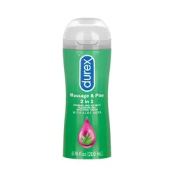 Durex Soothing Touch with Aloe Vera Massage and Play 2-in-1 Massage and Intimate Pleasure Gel - 6.76 fl oz