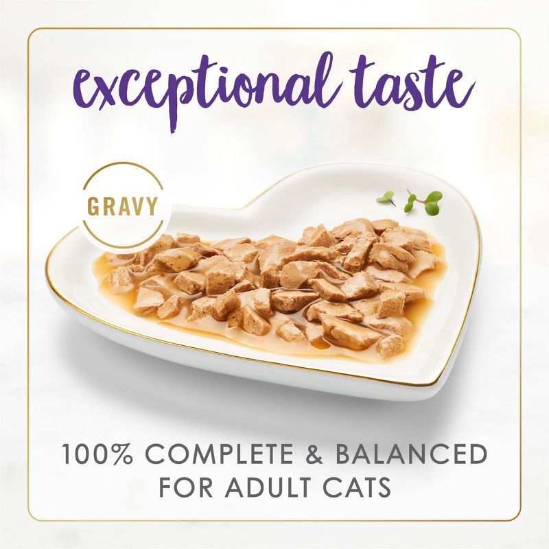slide 3 of 9, Purina Fancy Feast Gravy Lovers Gourmet Wet Cat Food Chicken & Beef Feast In Grilled Chicken Flavor Gravy - 3oz, 3 oz