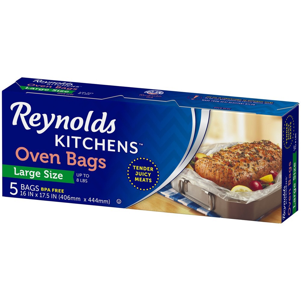 slide 5 of 5, Reynolds Oven Cooking Bags, 5 ct