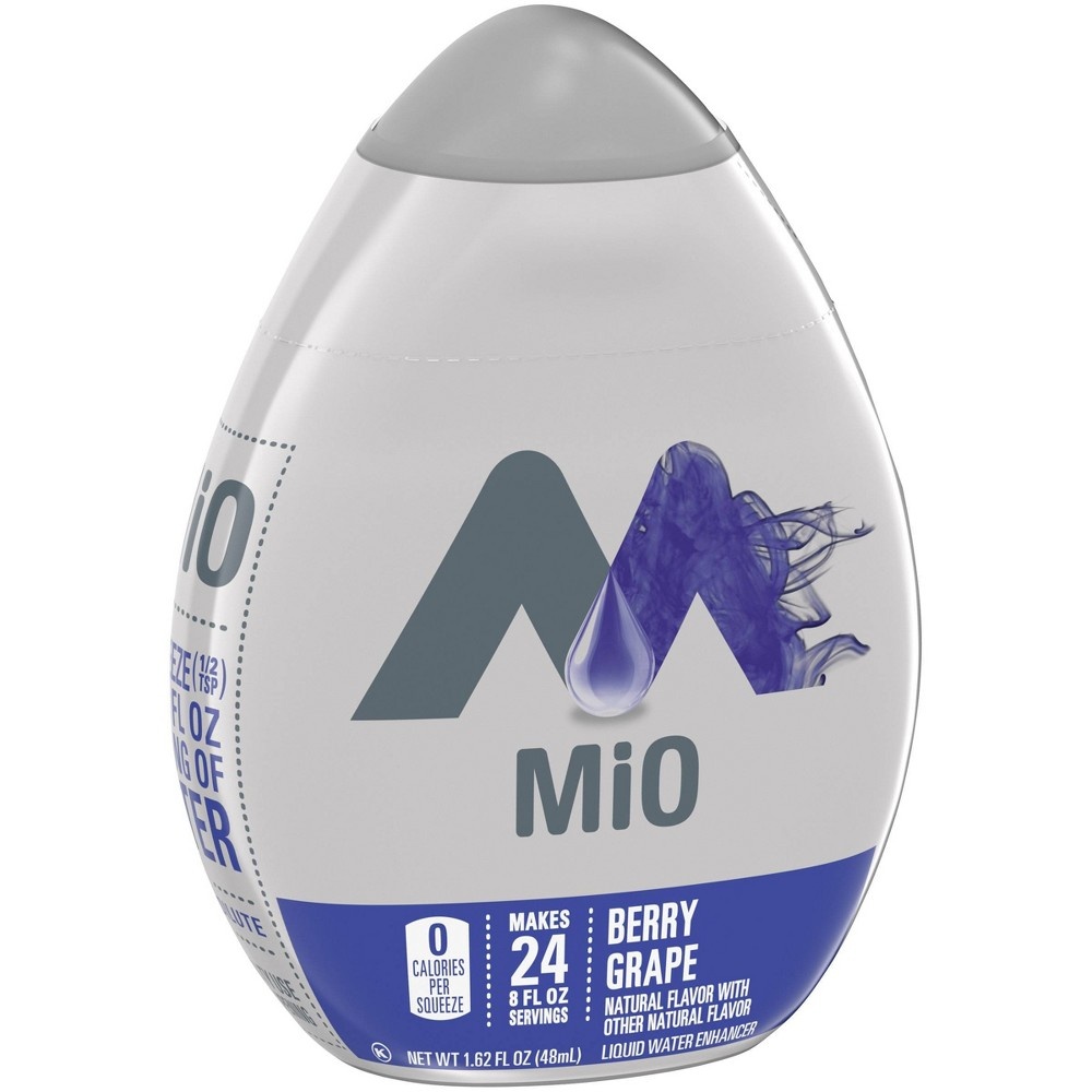 slide 3 of 9, MiO Berry Grape Liquid Water Enhancer Bottle, 1.62 fl oz