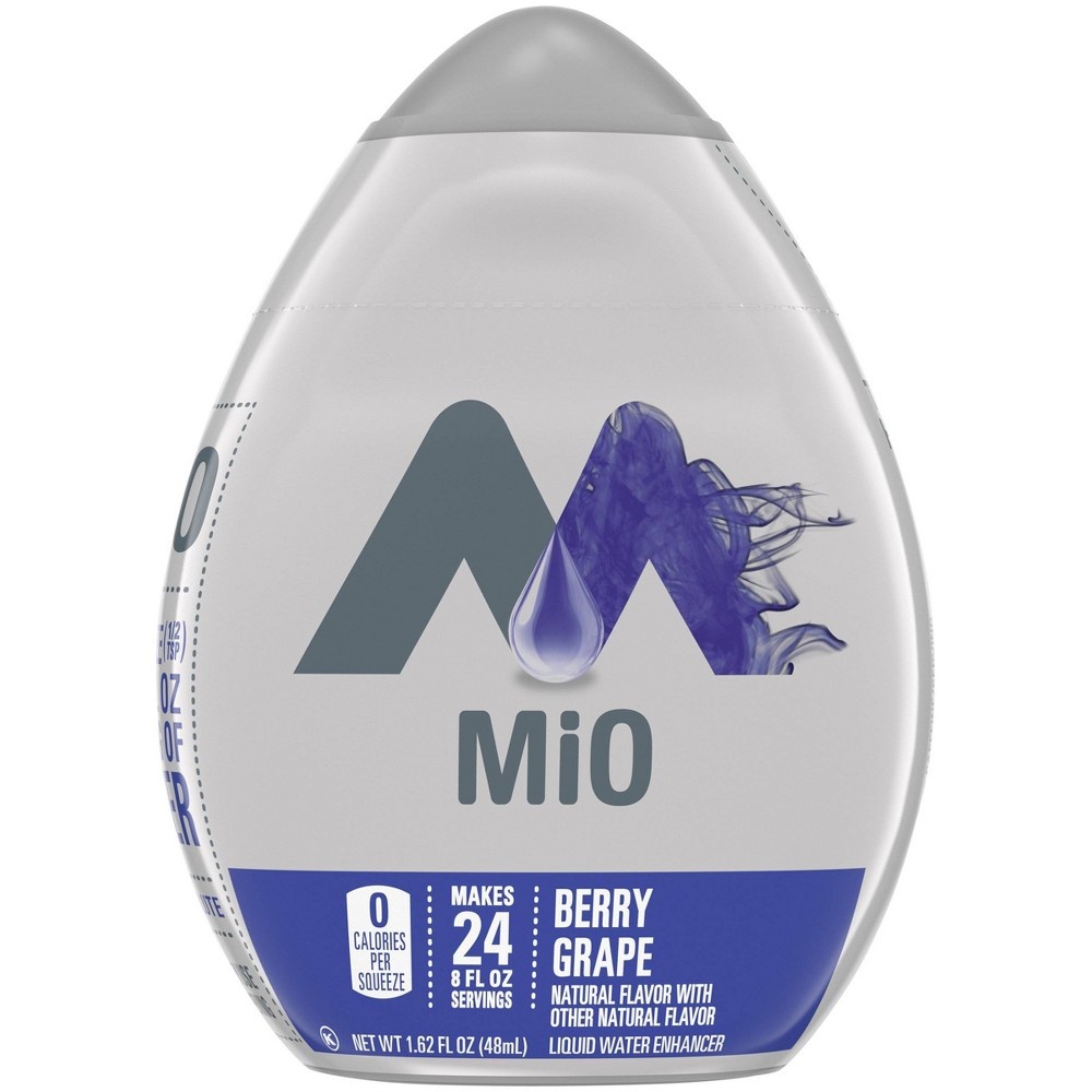 slide 5 of 9, MiO Berry Grape Liquid Water Enhancer Bottle, 1.62 fl oz