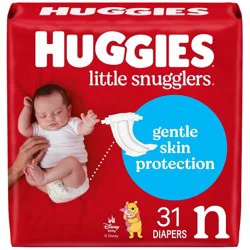 Huggies Little Snugglers Diapers - Newborn - 31ct
