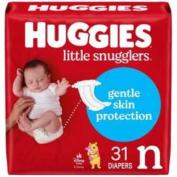 Huggies Little Snugglers Diapers - Newborn - 31ct