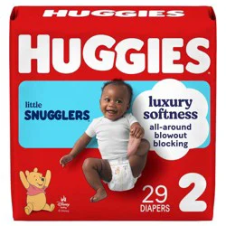 Huggies Little Snugglers Gentle Protection Diapers - Size 2 - 29ct