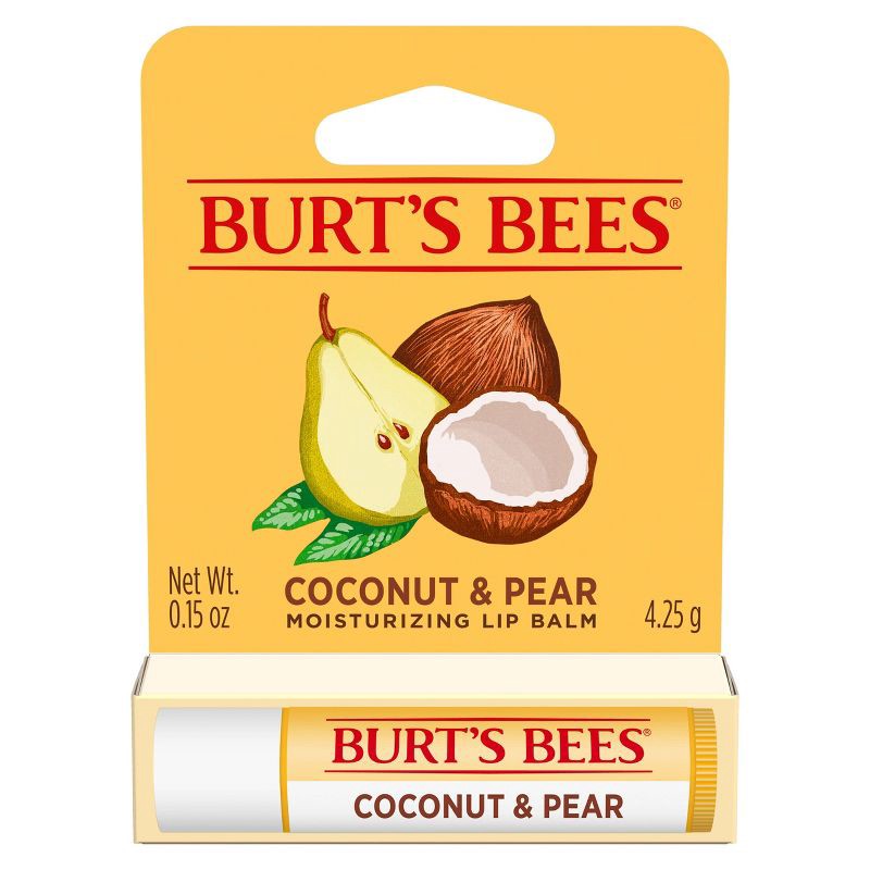 slide 1 of 8, Burt's Bees Coconut and Pear Lip Balm - 0.15oz, 0.15 oz