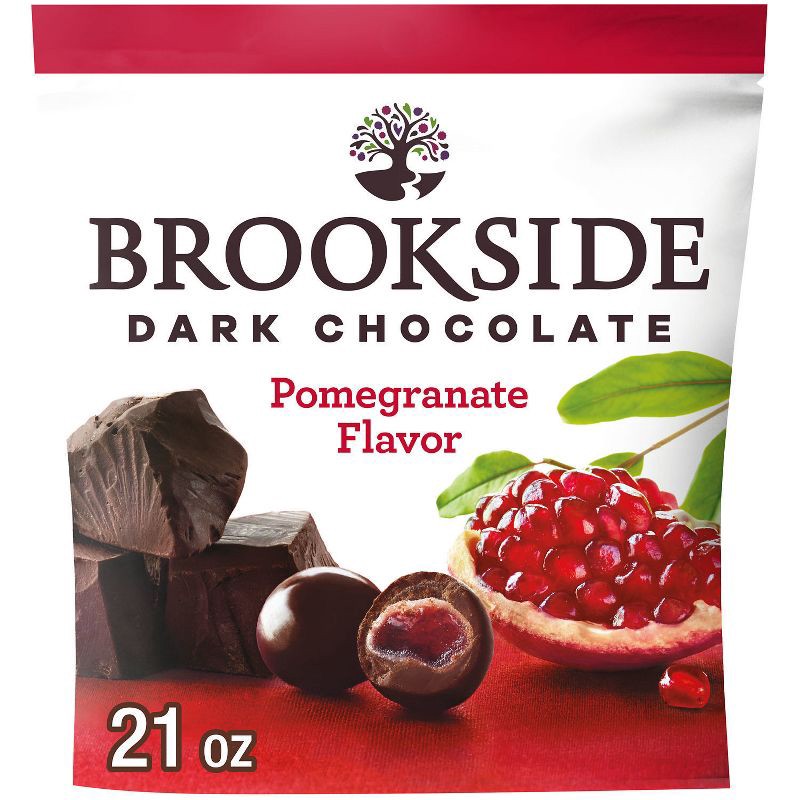 slide 1 of 8, Brookside Pomegranate Flavor Dark Chocolate Candy - 21oz, 21 oz
