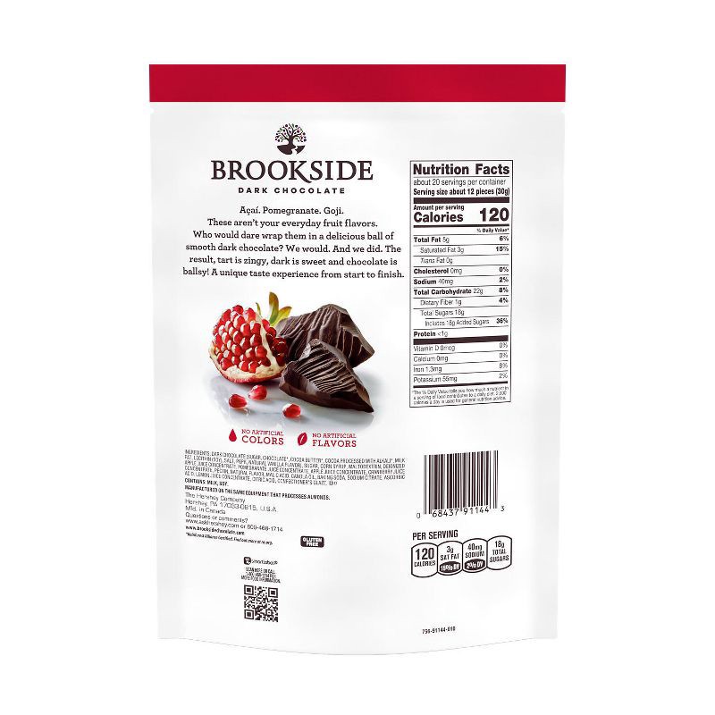 slide 4 of 8, Brookside Pomegranate Flavor Dark Chocolate Candy - 21oz, 21 oz