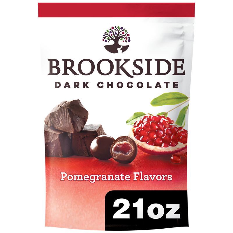 slide 1 of 7, Brookside Pomegranate Flavor Dark Chocolate Candy - 21oz, 21 oz