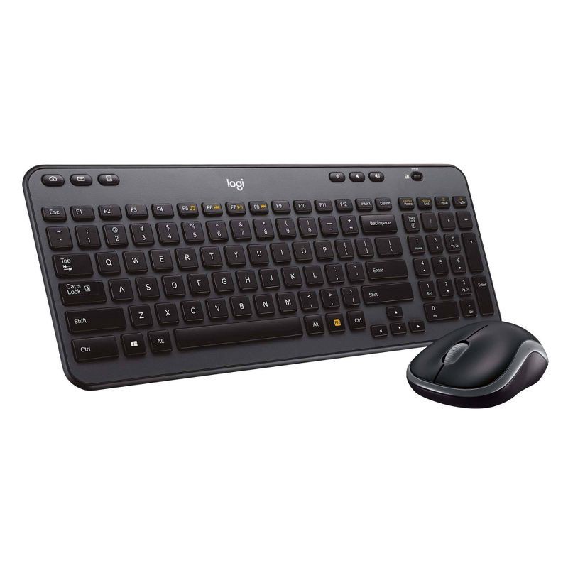 slide 1 of 1, Logitech MK360 Wireless Keyboard and Mouse Set - Black (920-003376), 1 ct