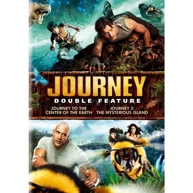 slide 1 of 1, Warner Bros. Journey to the Center of the Earth/Journey 2: The Mysterious Island (DVD), 1 ct