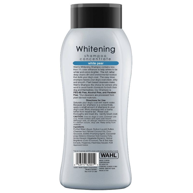 slide 2 of 3, Wahl Pet Shampoo Whitening Brightening Formula White Pear - 24oz, 24 oz