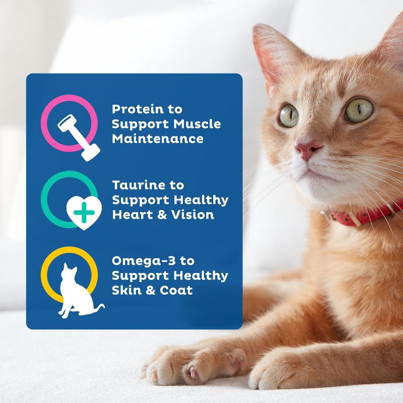 slide 4 of 7, 9Lives Daily Essentials Chicken, Beef & Salmon Flavor Dry Cat Food - 12lbs, 12 lb