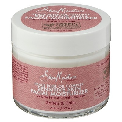 slide 1 of 2, SheaMoisture Peace Rose Oil Complex Sensitive Skin Facial Moisturizer, 2 fl oz