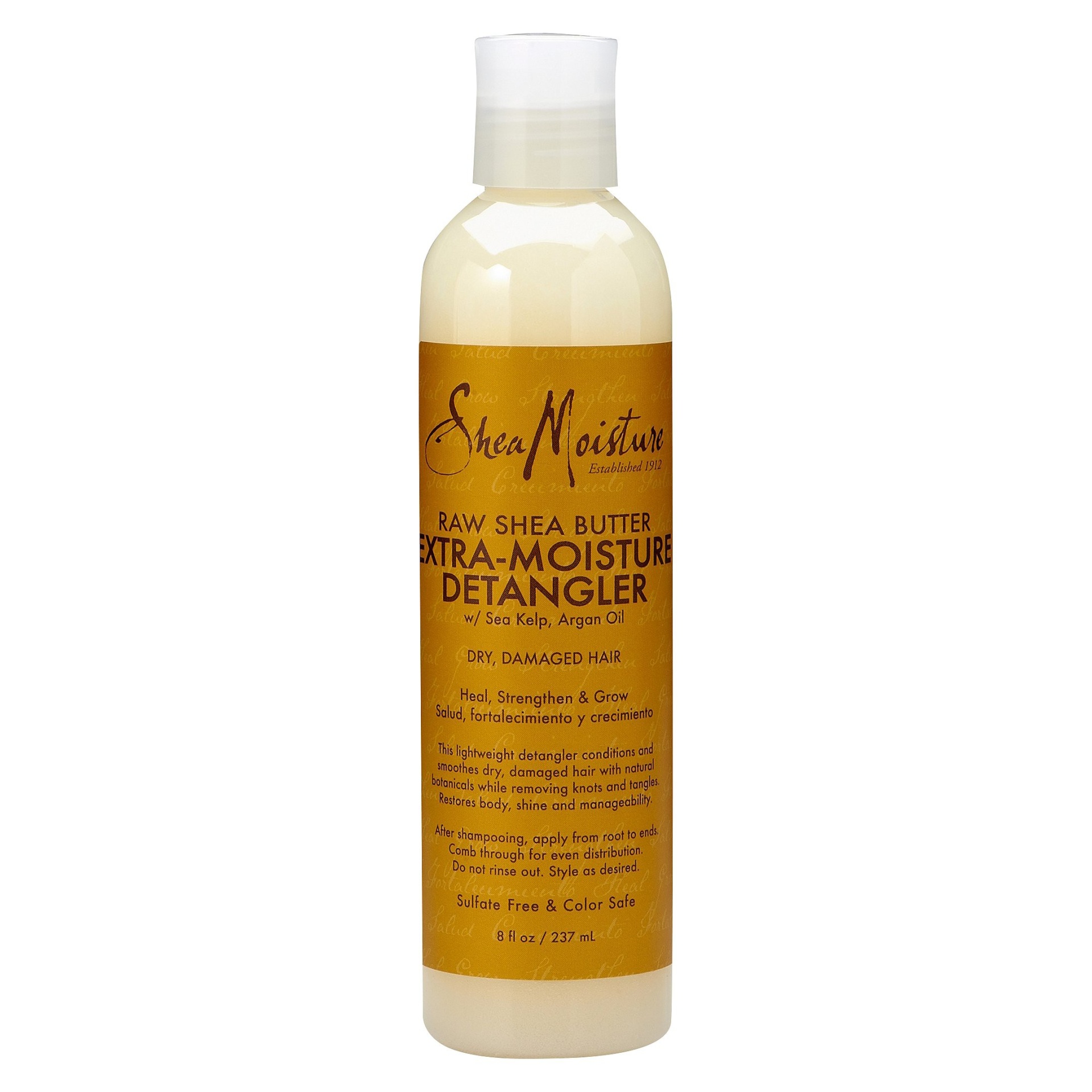 slide 1 of 1, SheaMoisture Raw Shea Butter Extra-Moisture Detangler, 8 fl oz